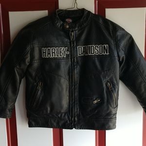 Harley Davidson kids leather jacket